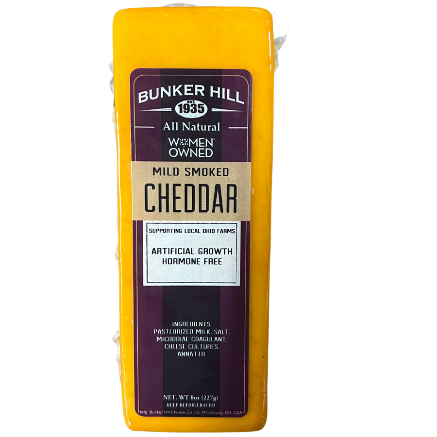 Mild Smoked Cheddar Cheese (8 oz Bar)