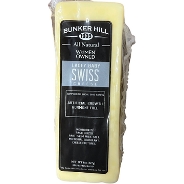 Lacey Baby Swiss Cheese (8 oz Bar)