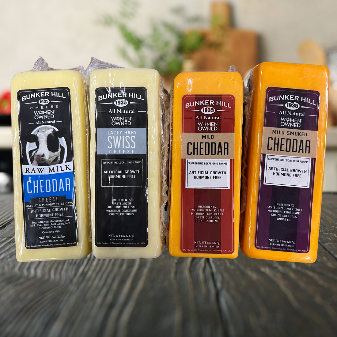 Artisan Cheese Sampler Bundle (4 Varieties)