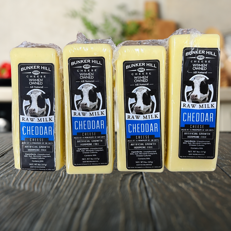 Raw Milk Cheddar Cheese (8 oz Bar)