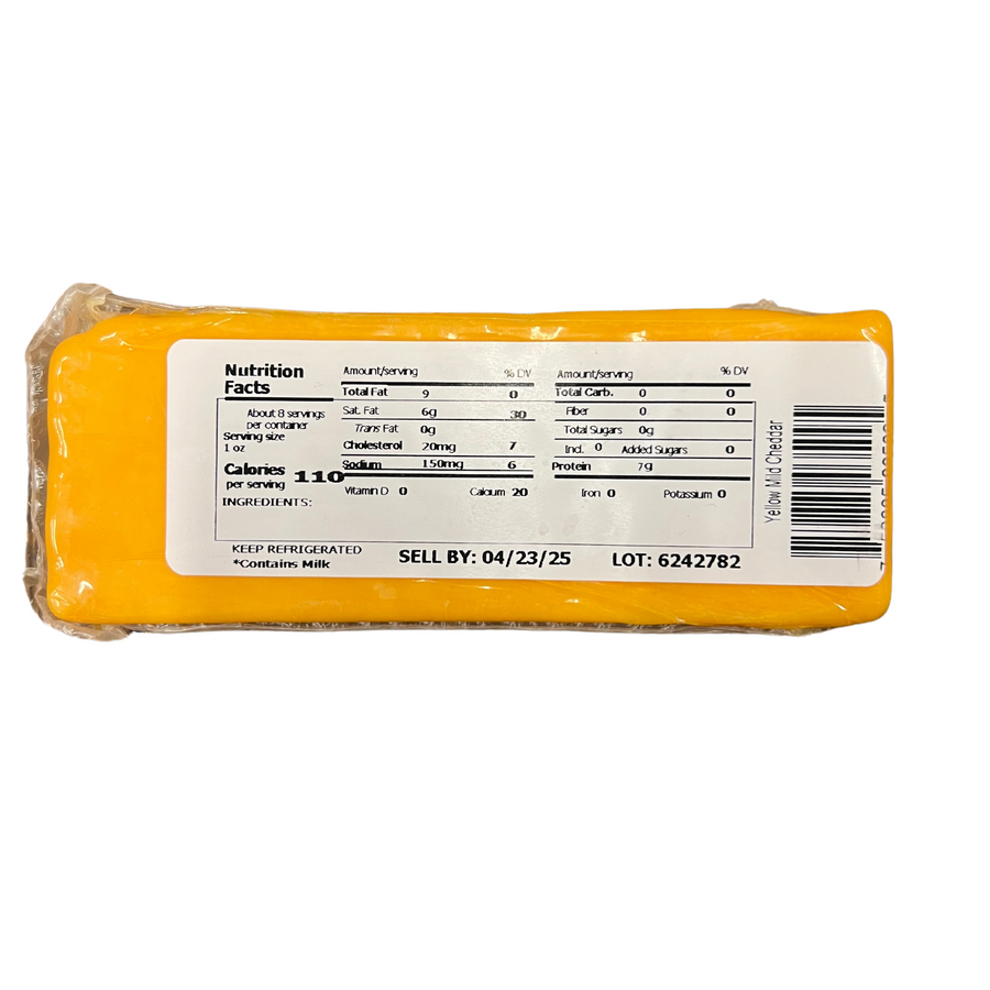 Mild Cheddar Cheese (8 oz Bar)