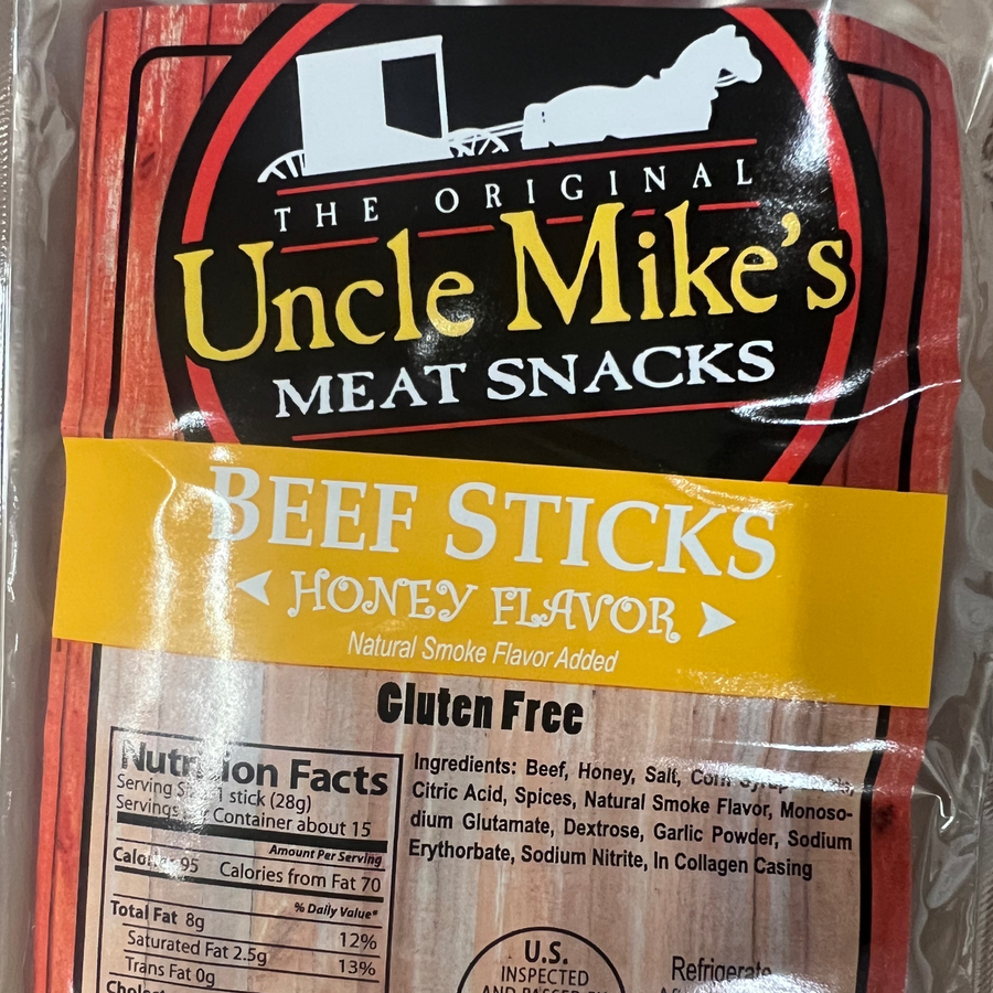 Uncle Mike's Honey Beef Sticks – 14.5oz